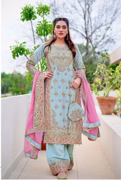 ANAMSA 516 GEORGETTE WHOLESALE OF PAKISTANI SUITS