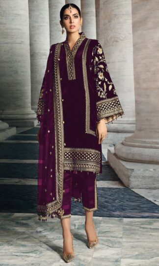 AZURE 1403 B VELVET SEMI STITCHED PAKISTANI SUIT AT BEST PRICEAZURE 1403 B VELVET SEMI STITCHED PAKISTANI SUIT AT BEST PRICE