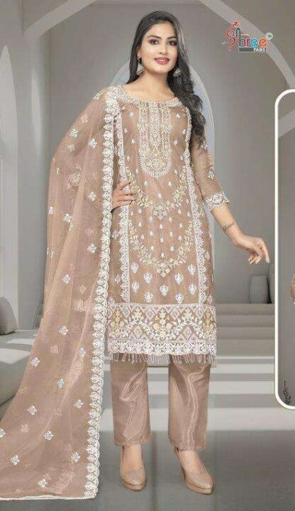 SHREE FABS S 5134 C PAKISTANI SUITS IN SINGLE PIECE