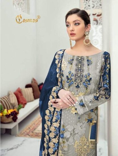 COSMOS 1271 B GEORGETTE PAKISTANI LATEST SUITS ONLINE - Image 4