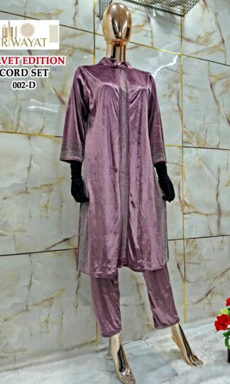 RAWAYAT 002 D VELVET CORD SET COLLECTION AT BEST PRICERAWAYAT 002 D VELVET CORD SET COLLECTION AT BEST PRICE