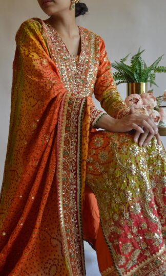 HK 1675 ORANGE PLAZZO WITH FANCY DUPATTA ONLINE SHOPPINGHK 1675 ORANGE PLAZZO WITH FANCY DUPATTA ONLINE SHOPPING