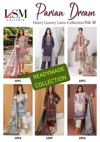 LSM PARIAN DREAM VOL 10 PAKISTANI KURTIS WHOLESALE