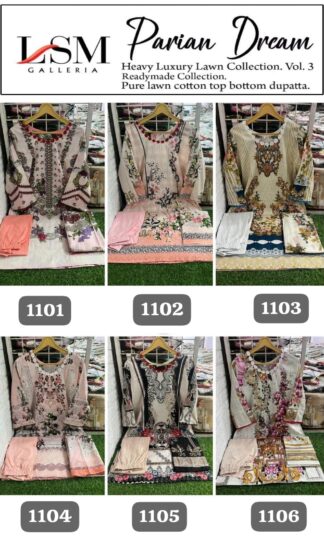 LSM PARIAN DREAM VOL 3 LAWN PAKISTANI KURTI ONLINE WHOLESALELSM PARIAN DREAM VOL 3 LAWN PAKISTANI KURTI ONLINE WHOLESALE