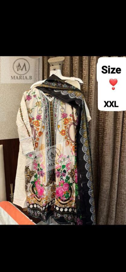 MARIA B PRINTED COTTON STITCHED PAKISTANI KURTI LATEST COLLECTION - Image 10