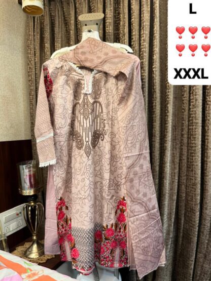 MARIA B PRINTED COTTON STITCHED PAKISTANI KURTI LATEST COLLECTION - Image 9