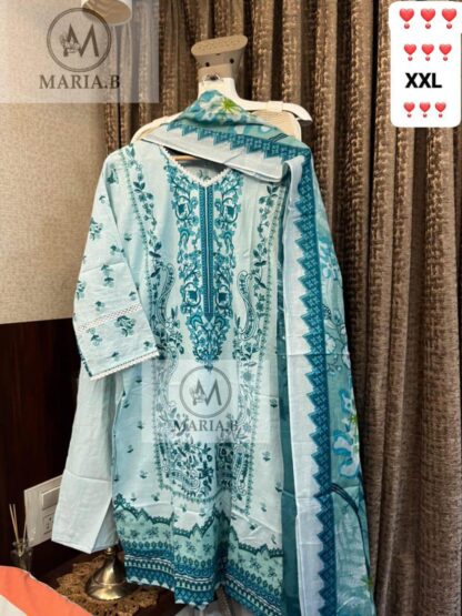 MARIA B PRINTED COTTON STITCHED PAKISTANI KURTI LATEST COLLECTION - Image 7