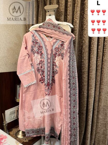 MARIA B PRINTED COTTON STITCHED PAKISTANI KURTI LATEST COLLECTION - Image 5