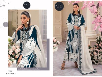 MEHB0OB TEX MT-1428 C PAKISTANI SALWAR SUITS DESIGN