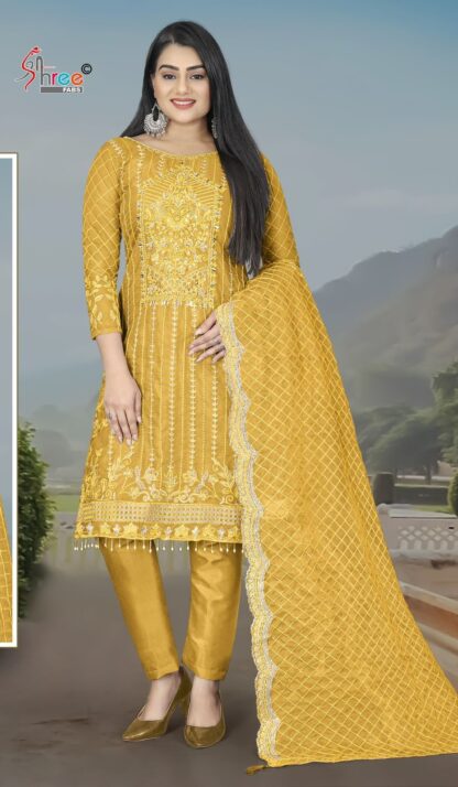 SHREE FABS K 5172 B ORGANZA PAKISTANI SUITS ONLINE SUPPLIER