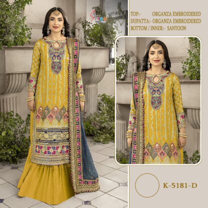 SHREE FABS K 5181 D PAKISTANI SUITS ONLINE SHOPPING