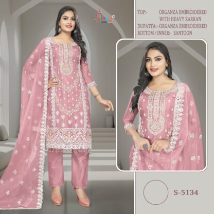 SHREE FABS S 5134 PAKISTANI SUITS ONLINE SUPPLIER - Image 3