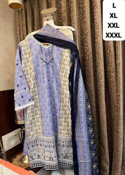 THE LIBAS COLLECTION PRINTED COTTON STITCHED READYMADE KURTI