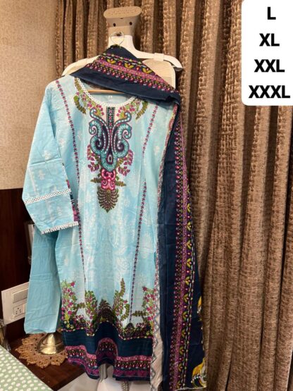 THE LIBAS COLLECTION PRINTED COTTON STITCHED READYMADE KURTI - Image 6