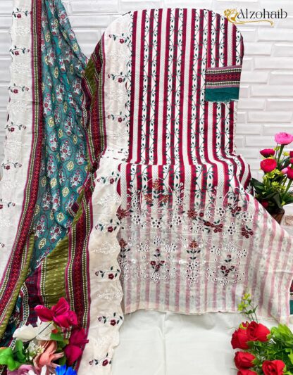 ALZOHAIB AZ 1087 PAKISTANI LAWN SUITS WITH COTTON DUPATTA ALZOHAIB AZ 1087 PAKISTANI LAWN SUITS WITH COTTON DUPATTA, BEST QUALITY PAKISTANI SUITS, PAKISTANI SUITS AT MANUFACTURER PRICE, PAKISTANI SUITS MANUFACTURER IN SURAT, PAKISTANI SUITS WHOLESALER IN SURAT  Pakistani Suits, Salwar Kameez, SHREE FABS, Suits, THE LIBAS COLLECTION