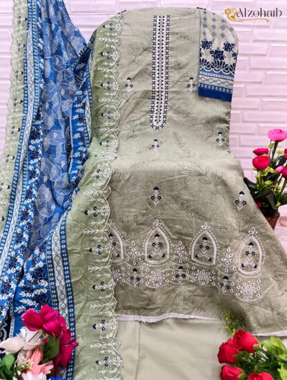 ALZOHAIB AZ 1086 PRINTED COTTON SALWAR SUITS WHOLESALE