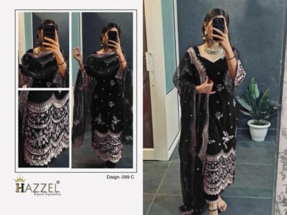 HAZZEL 089 C GEORGETTE WHOLESALE OF PAKISTANI SUITS