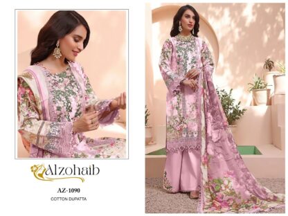 ALZOHAIB AZ 1090 COTTON PRINTED PAKISTANI SUITS FOR WOMEN ONLINE