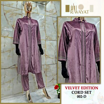 RAWAYAT 002 D VELVET CORD SET COLLECTION AT BEST PRICE