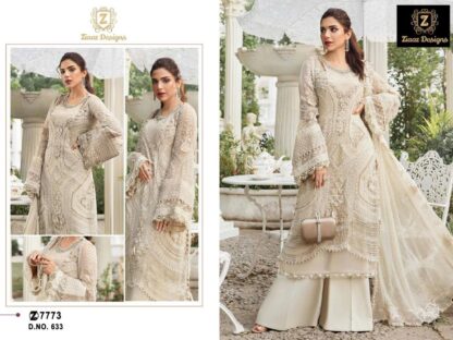 ZIAAZ DESIGN 633 SEMI STITCHED WHOLESALE OF PAKISTANI SUITS