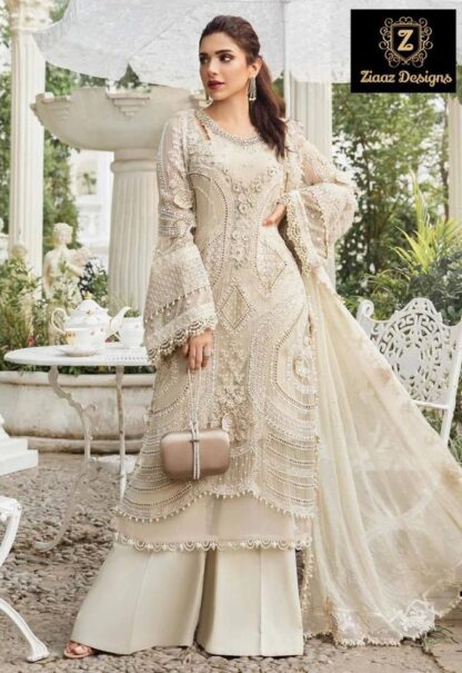 ZIAAZ DESIGN 633 SEMI STITCHED WHOLESALE OF PAKISTANI SUITS