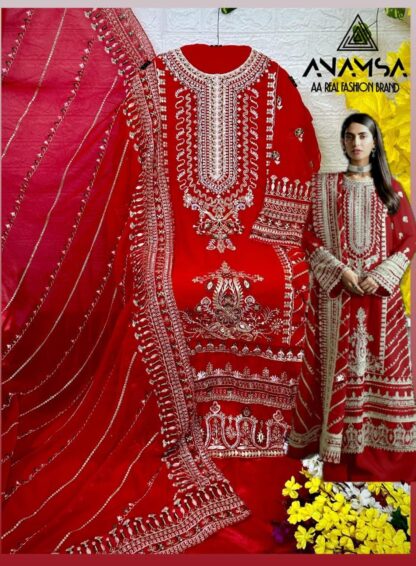 ANAMSA 230 L PAKISTANI SUITS LATEST COLLECTION - Image 2