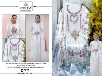 ANAMSA 267 PAKISTANI SUITS ONLINE SUPPLIER