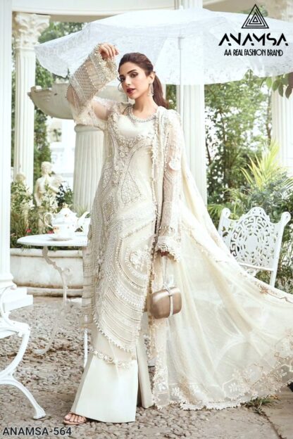 ANAMSA 564 SEMI STITCHED PAKISTANI SALWAR SUITS DESIGN - Image 2