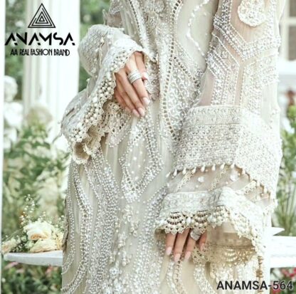 ANAMSA 564 SEMI STITCHED PAKISTANI SALWAR SUITS DESIGN - Image 3