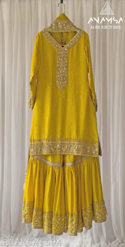 ANAMSA 594 SEMI STITCHED PAKISTANI SUITS ONLINE SHOPPING - Image 6