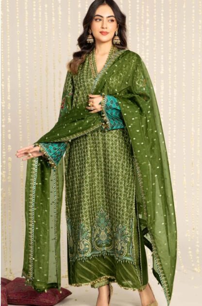 ANAMSA 606 SEMI STITCHED PAKISTANI SUITS FOR WOMEN