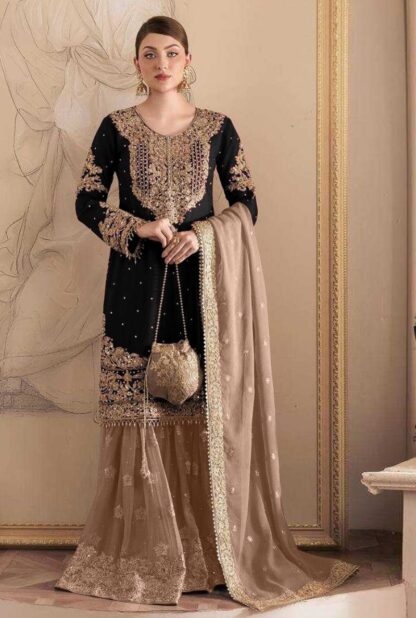 ANAMSA 613 SEMI STITCHED PAKISATNI SUITS WITH PRICE (1)