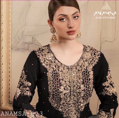 ANAMSA 613 SEMI STITCHED PAKISATNI SUITS WITH PRICE - Image 3