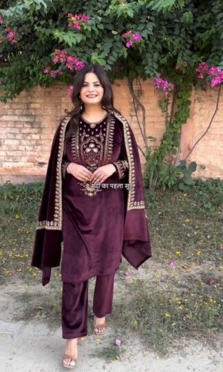 BE 288 VELVET CORDING SEQUENCE EMBROIDERY WORK SUIT ONLINEBE 288 VELVET CORDING SEQUENCE EMBROIDERY WORK SUIT ONLINE