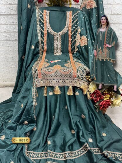 FEPIC ROSEMEEN C 1883 C PAKISTANI SUITS MANUFACTURER FEPIC ROSEMEEN C 1883 C, PAKISTANI SUITS ONLINE, PAKISTANI SUITS WHOLESALER FROM SURAT, SALWAR KAMEEZ WHOLESALE, SALWAR SUITS IN SINGLE  FEPIC ROSEMEEN, Pakistani Suits, Salwar Kameez, Single, Suits