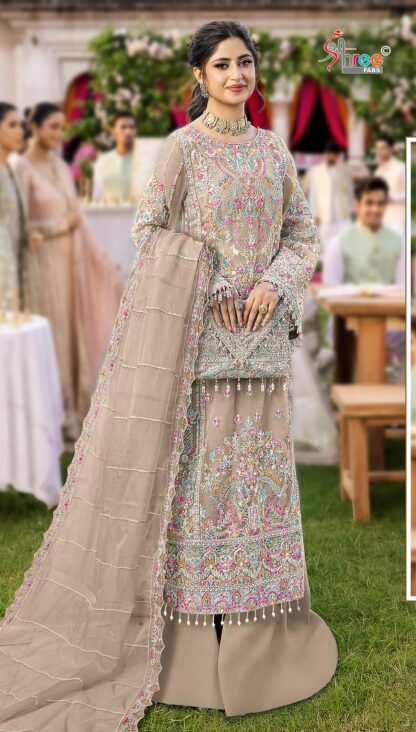 SHREE FABS K 5053 D ORGANZA PAKISTANI TOP PLAZZO SET DESIGN -2024 PAKISTANI SUITS FOR WINTER, SHREE FABS K 5053 D, WHOLESALE SUITS COLLECTION  DEEPSY SUITS, Pakistani Suits, Salwar Kameez, SHREE FABS, Single, Suits