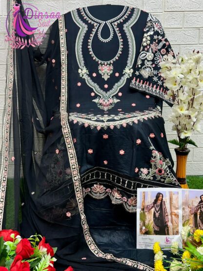 DINSAA SUITS 266 B SADAF FAWAD VOL-1 PAKISTANI SUITS DESIGN 2024 - Image 2