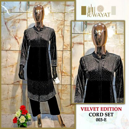 RAWAYAT 003 E VELVET CORD SET COLLECTION ONLINE WHOLESALE