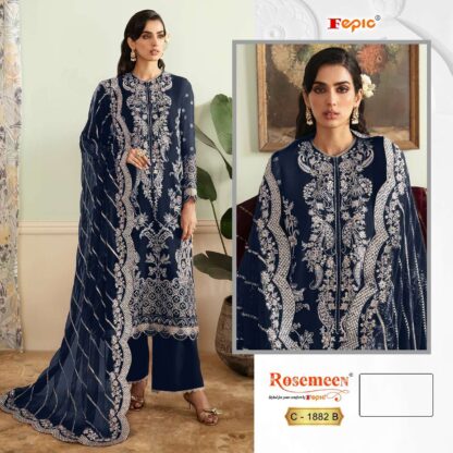 FEPIC ROSEMEEN C 1882 B PAKISTANI SUITS WHOLESALE IN SURAT BEST QUALITY PAKISTANI SUITS, FEPIC ROSEMEEN C 1882 B, PAKISTANI SUITS AT MANUFACTURER PRICE, PAKISTANI SUITS BEST PRICE, PAKISTANI SUITS COLLECTION, PAKISTANI SUITS ONLINE SHOPPING, PAKISTANI SUITS ONLINE SHOPPING IN INDIA, PAKISTANI SUITS WHOLESALE  FEPIC ROSEMEEN, Pakistani Suits, Salwar Kameez, Single, Suits