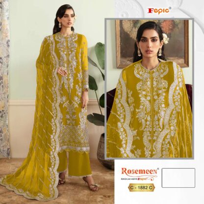 FEPIC ROSEMEEN C 1882 C PAKISTANI SUITS WITH PRICE BEST QUALITY PAKISTANI SUITS, FEPIC ROSEMEEN C 1882 C, PAKISTANI SUITS AT MANUFACTURER PRICE, PAKISTANI SUITS BEST PRICE, PAKISTANI SUITS COLLECTION, PAKISTANI SUITS ONLINE SHOPPING, PAKISTANI SUITS ONLINE SHOPPING IN INDIA, PAKISTANI SUITS WHOLESALE  FEPIC ROSEMEEN, Pakistani Suits, Salwar Kameez, Single, Suits