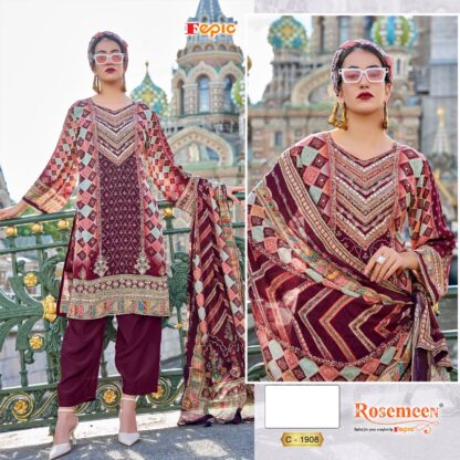 FEPIC ROSEMEEN C 1908 PAKISTANI SALWAR KAMEEZ WHOLESALER SURAT