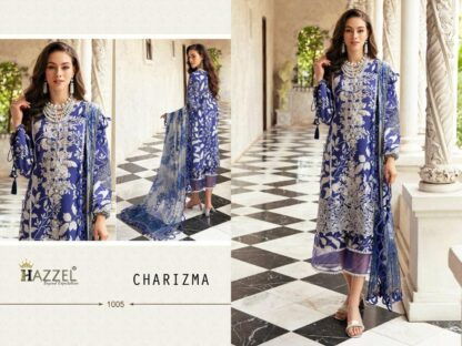 HAZZEL 1005 CHARIZMA LUXURY LAWN COLLECTION PAKISTANI SUITS