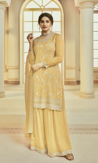 HK 1667 YELLOW READYMADE KURTI PLAZZO WITH DUPATTA WITH PRICEHK 1667 YELLOW READYMADE KURTI PLAZZO WITH DUPATTA WITH PRICE