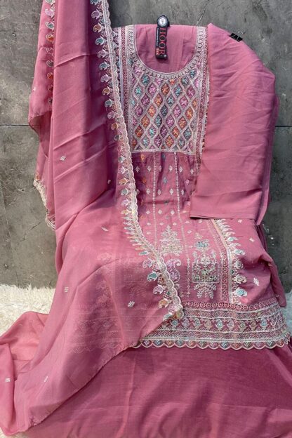 HOOR TEX H 341 A GEORGETTE PAKISTANI SUITS WITH PRICE