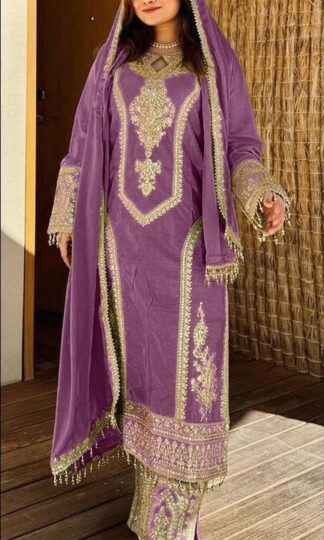 HOOR TEX HF 54 B CHINON PAKISTANI SUITS DESIGN 2024HOOR TEX HF 54 A CHINON PAKISTANI SUITS DESIGN 2024