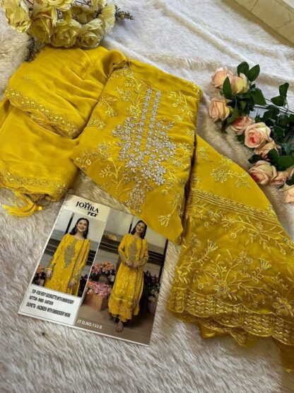 JOHRA TEX 133 B PAKISTANI KURTI LUXURY COLLECTION - Image 2