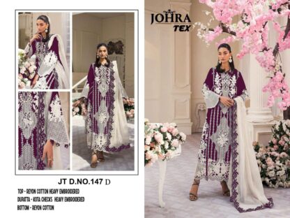 JOHRA TEX JT 147 D WHOLESALER PAKISTANI SUITS ONLINE