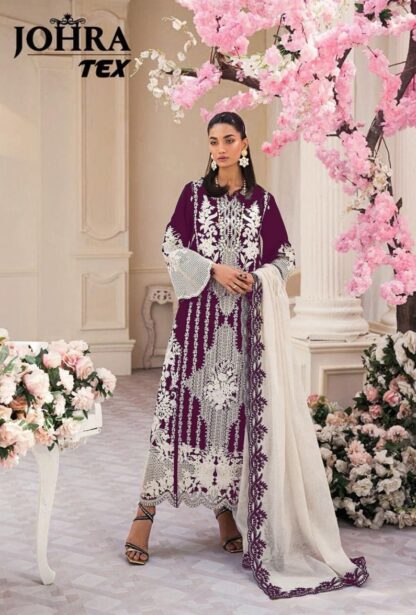 JOHRA TEX JT 147 D WHOLESALER PAKISTANI SUITS ONLINE