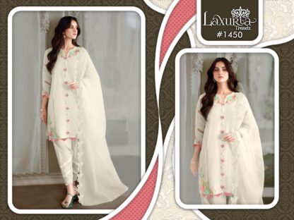 LAXURIA TRENDZ 1450 READYMADE PAKISTANI KURTI WITH PRICE