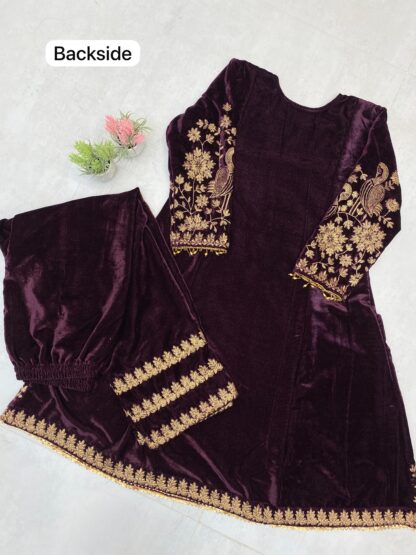 LG 1895 VELVET READYMADE SUITS ONLINE SHOPPING - Image 4